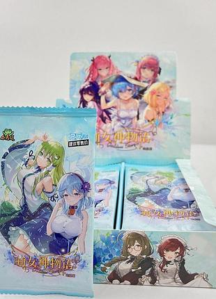Упаковка колекційних tcg goddess story (ns-2m13) аніме дівчат карток, блістери карточок карточки