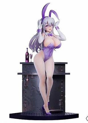 Оригінальна аніме фігурка 28 см xia bunny girl від bearpanda в костюмі кролика