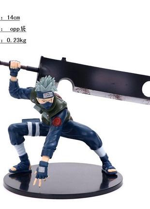 Аніме фігурка 16 см какаші хатаке з аніме наруто, kakashi hatake - naruto shippuden