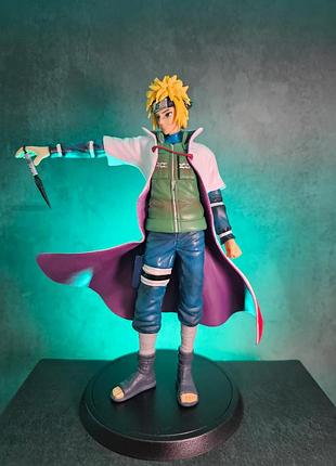 Аніме фігурка 25 см мінато наміказе з аніме наруто, minato namikaze - naruto shippuden