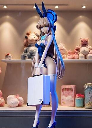 Аніме фігурка 23 см асума токі з blue archive asuma toki (bunny girl) синій архів