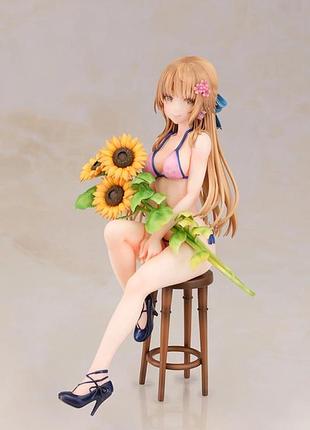 Аниме фигурка nsfw 19 см момесе куруми с подсолнухами sunflower girl с аниме госпожи пани дэш pani poni dash momose kurumi