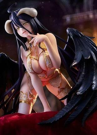 Аниме фигурка альбедо оверлорд overlord albedo с крыльями в белье, статуэтка для взрослых в коробке