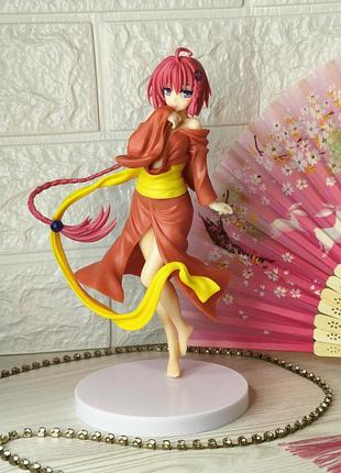 Аниме фигурка 20 см мия куросаки кимоно haruna seirenji to love ru любовью неприятности