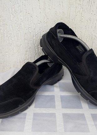 Суперлегкие мокасини замшевие skechers goga pillars р. 39