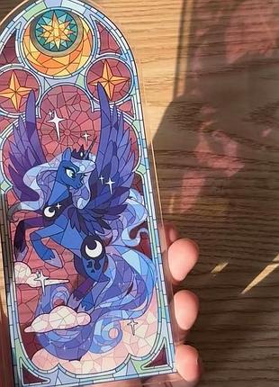 Акриловый стенд my little pony витражная картина май летл пони, акриловая фигурка