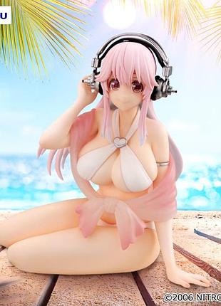 Оригинальная аниме фигурка 11 см супер сонико noodle stopper от furyu - super sonico