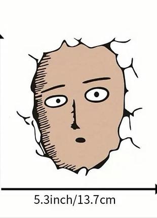 Аніме-наклейка на машину 15х14 см мотоцикл вінілове скло, ноутбук авто, автомобіль водонепроникний