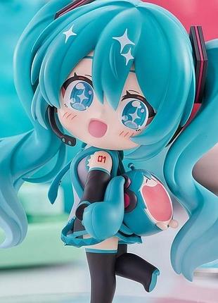 Аниме фигурка хацуне мика вокалалоид hatsune miku uwaa series - very happy ita bag ver. anime figure в коробке