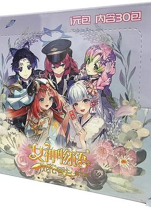 Упаковка колекційних goddess story tcg cards аніме дівчат карток, блістери карточок карточки