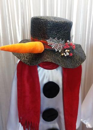 Карнавальний костюм сніговика2 фото