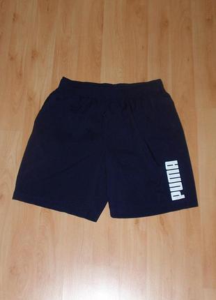 Тёмно синие спортивные шорты puma dry short training under era nb original xl-xxl(2xl) nike x jordan