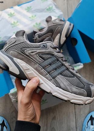 Стильные кроссовки adidas response dark gray