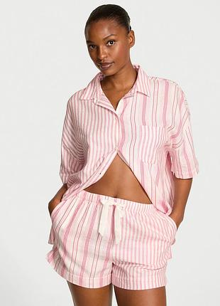 Жіноча піжама victoria's secret сорочка та шорти