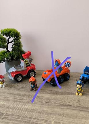 Щенячий патруль инерционные машинки дино dino