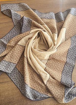 Натуральна шовкова хустка reine seide / pure silk 80×80 см