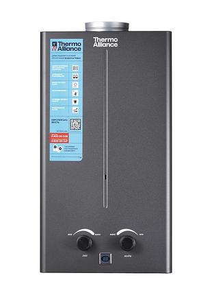 Колонка газова димохідна thermo alliance black 10 л (jsd20-10cr)