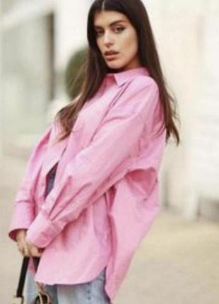 Сорочка рожева zara p m
