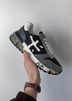 Чоловічі кросівки premiata mick grey/black