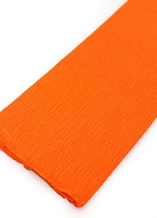Креповая бумага гофрированная josef otten 110% оранжевая 50х200 см kr110-8015