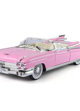 Металева машинка cadillac eldorado biarritz 1959 року 1:24, колекційна модель зі світлом і звуком, інерція