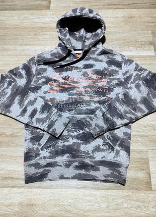Мужское тёплое худи superdry , размер м .
