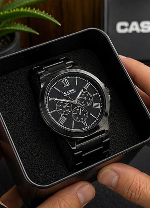 Чоловічий годинник casio mtp-v300b-1a чорний