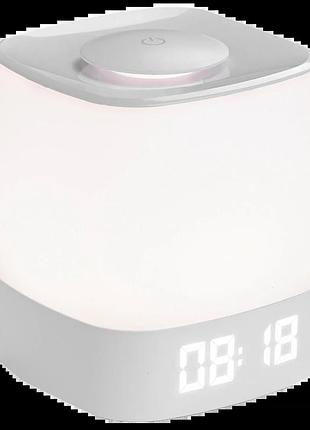 Led светильник аккумуляторный с часами titanum tltf-016cw 4w 3000-40000к-6000k