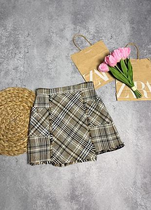Твідова спідниця zara