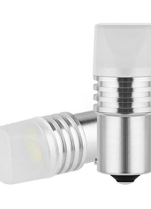 Світлодіод 12v т25/5 білий smd 3-5730 6w 3d 360° матова помадка №46