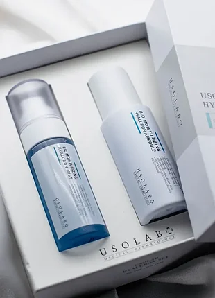Usolab hyaluron set💦зволожуючий набір для ревіталізації шкіри юсолаб