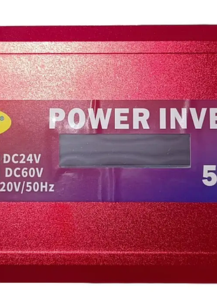 Преобразователь напряжения (5000w) (с 12v 24v→220v) (lcd) (с поддержкой. сон. панели)