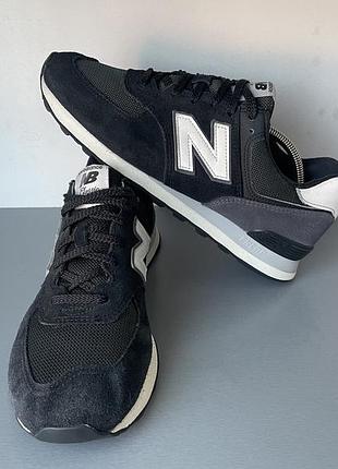 Кросівки new balance 574 black u574kn2 оригінал розмір 44