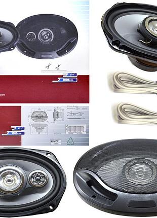 Колонки 6x9 овал 400w max 3 way speaker ts-a6942