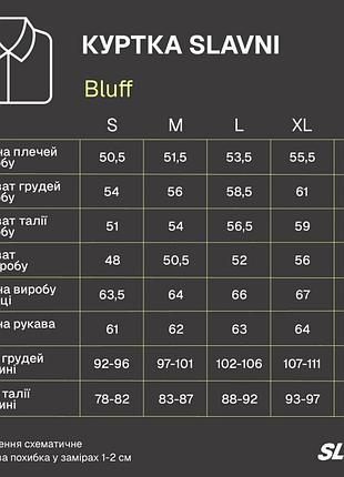 Куртка slavni bluff темно-серый