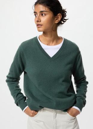 Uniqlo кашеміровий джемпер. розмір м
