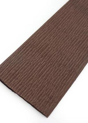 Креповая бумага гофрированная josef otten 110% темно-коричневая 50х200 см kr110-8028