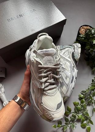 Balenciaga runner white 4