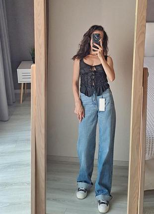 Джинси zara wide leg  зара, 34,36,38,40,42