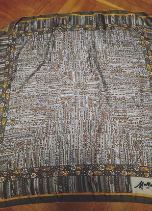 Шелковый винтажный платок mella ricci париж