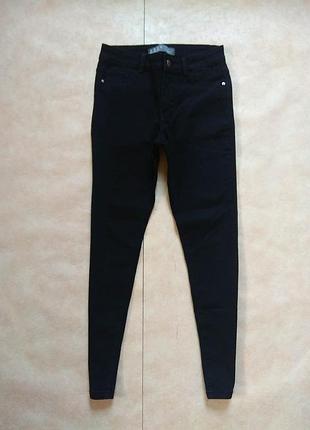 Брендовые черные джинсы скинни с высокой талией denim co, 10 размер.