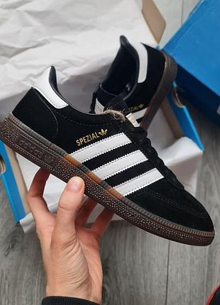 Стильні кросівки adidas spezial handball black white