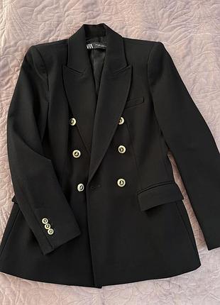 Жакет жіночий zara чорний, розмір s