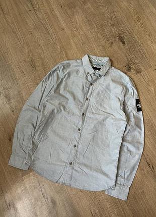 The north face denali longsleeve shirt чоловіча сорочка оксфорд