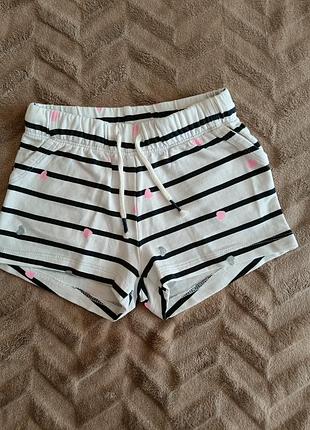 Шорты для девочки фирмы h&amp;m, размер 86-92