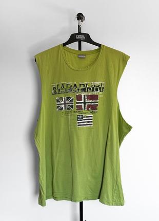 Майка napapijri vintage mens cut-off t-shirt / sleeveless tee