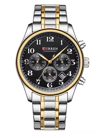 Curren 8466 silver-gold-black