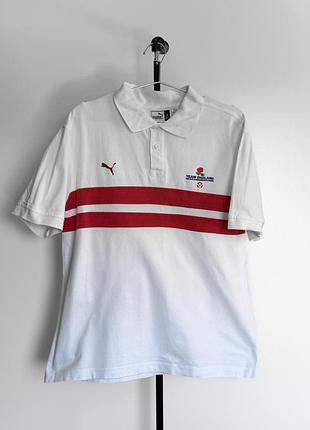 Футболка поло puma x england team vintage mens polo shirt