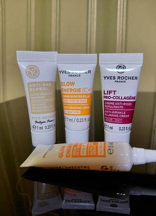 Yves rocher , набір засобів для обличчя ,  одним лотом