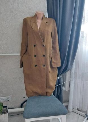 Кардиган,сукня тканина льон